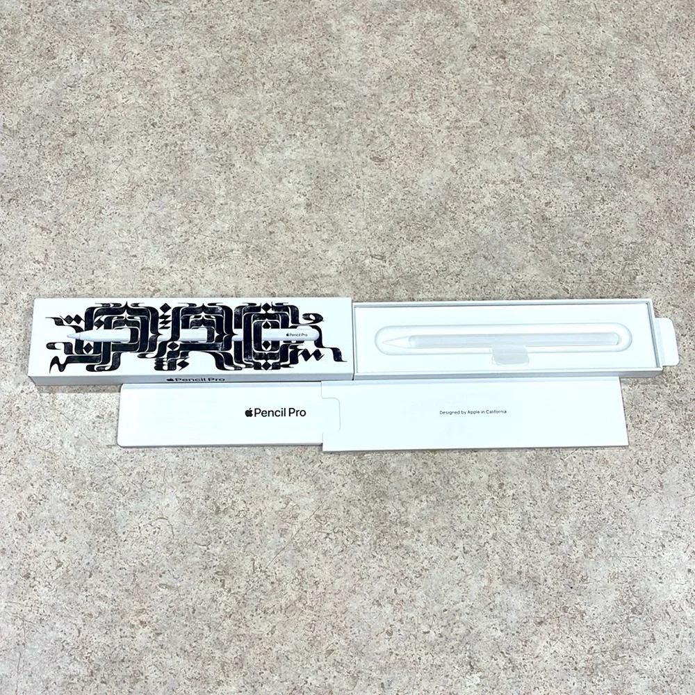 EMPTY APPLE PENCIL PRO BOX WITH ALL INSTRUCTIONS AND PAPERS